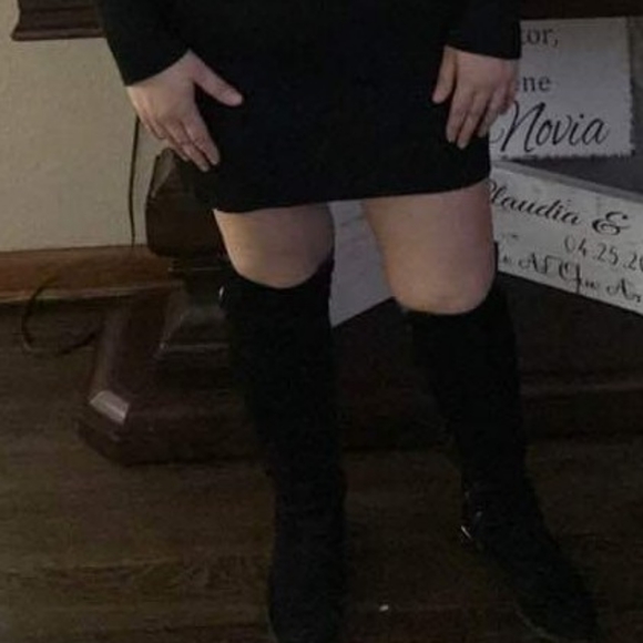 Black Calvin Klein OTK boots. - Picture 8 of 8